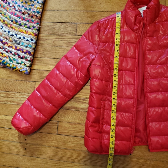 Bright Red Puffy Jacket Size Small - Picture 9 of 11